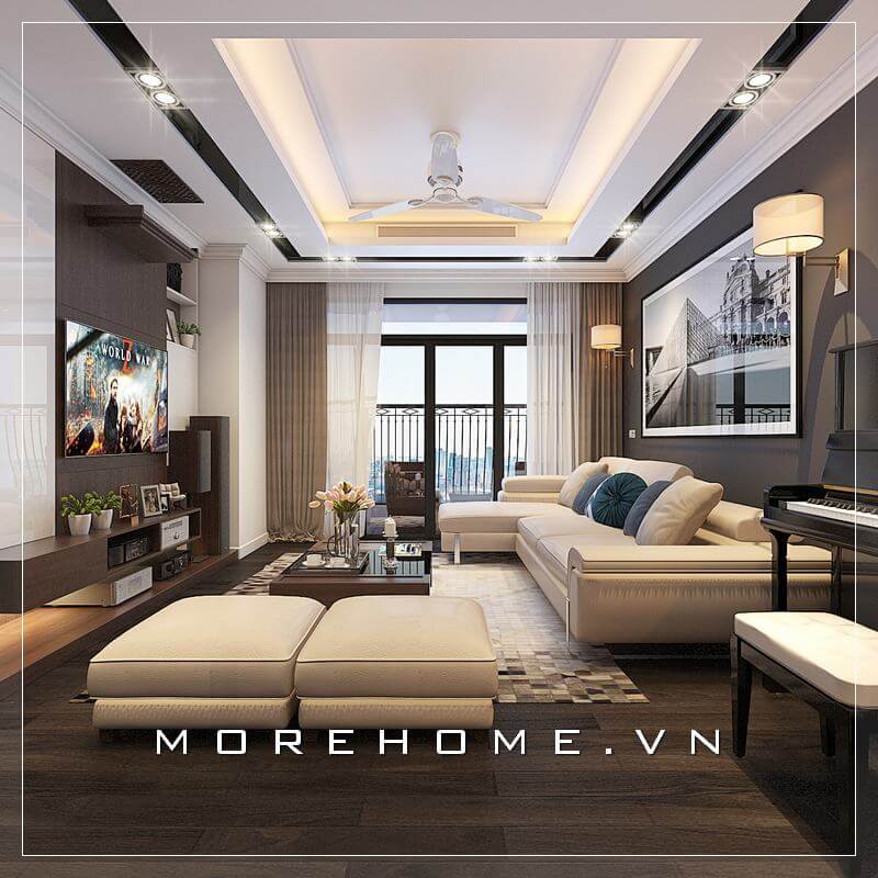 Mẫu sofa phòng khách đẹp mang đến sự tiện nghi và sang trọng