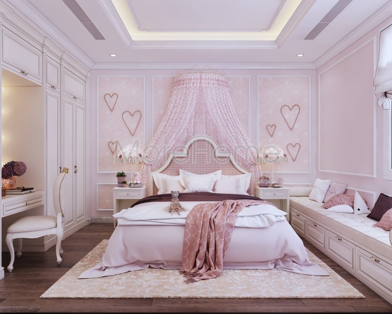 Thiết kế đồ nội thất chung cư tân cổ điển hiện đại
